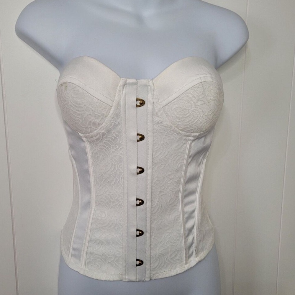 Charlotte Russe Vintage Y2K Code Vegas Baby! Corset Bustier Top Size M NWT!